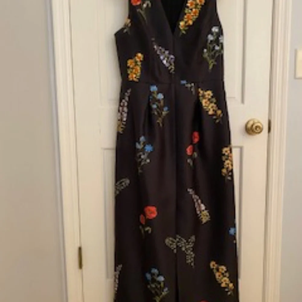 Sachin And Babi  Marsden Gown - Noir Bouquet   (Retail $795) - Picture 2 of 6